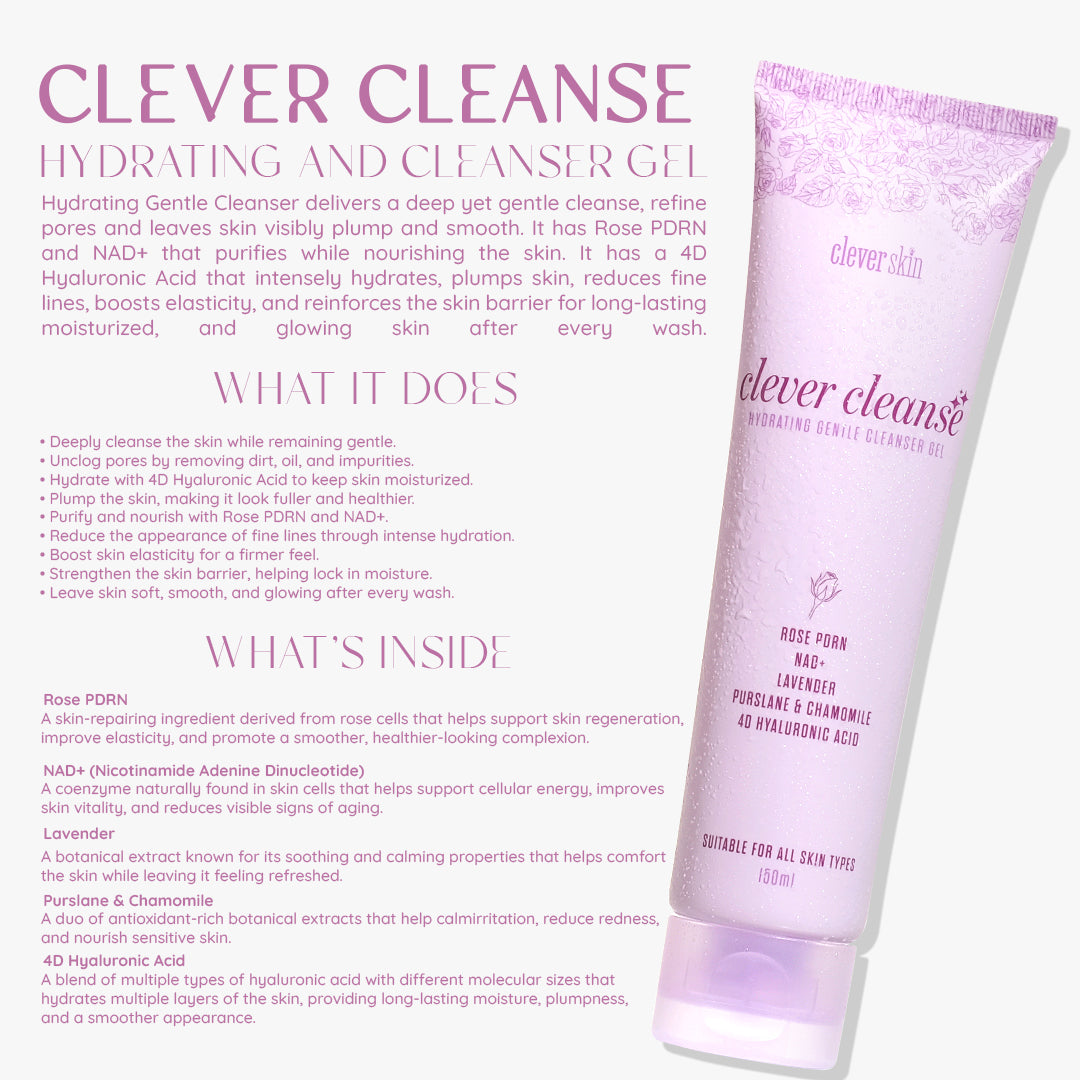 Clever Cleanse | Hydrating Gentle Cleanser Gel